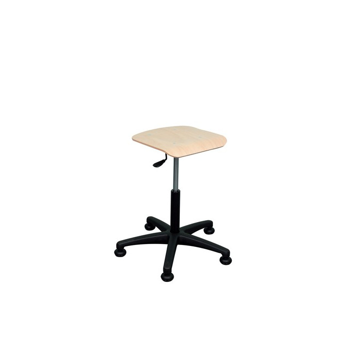 Tabouret avec assise hêtre